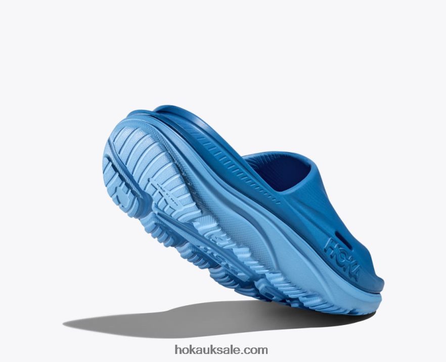 XHPD4N283 Ora Recovery Slide 3 Women Coastal Sky/All Aboard Hoka