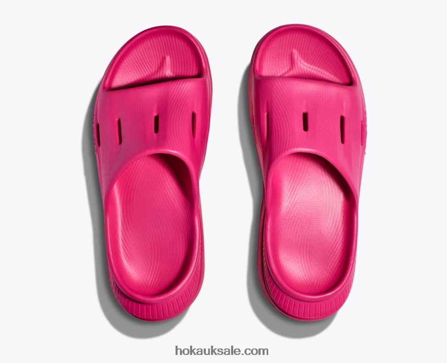 XHPD4N284 Ora Recovery Slide 3 Women Pink Yarrow Hoka