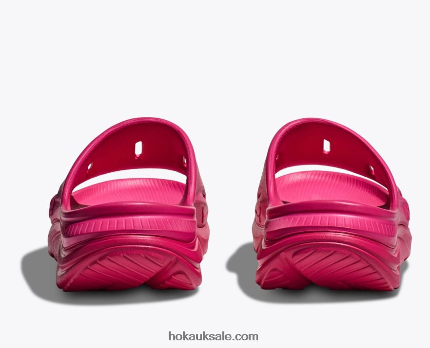 XHPD4N284 Ora Recovery Slide 3 Women Pink Yarrow Hoka