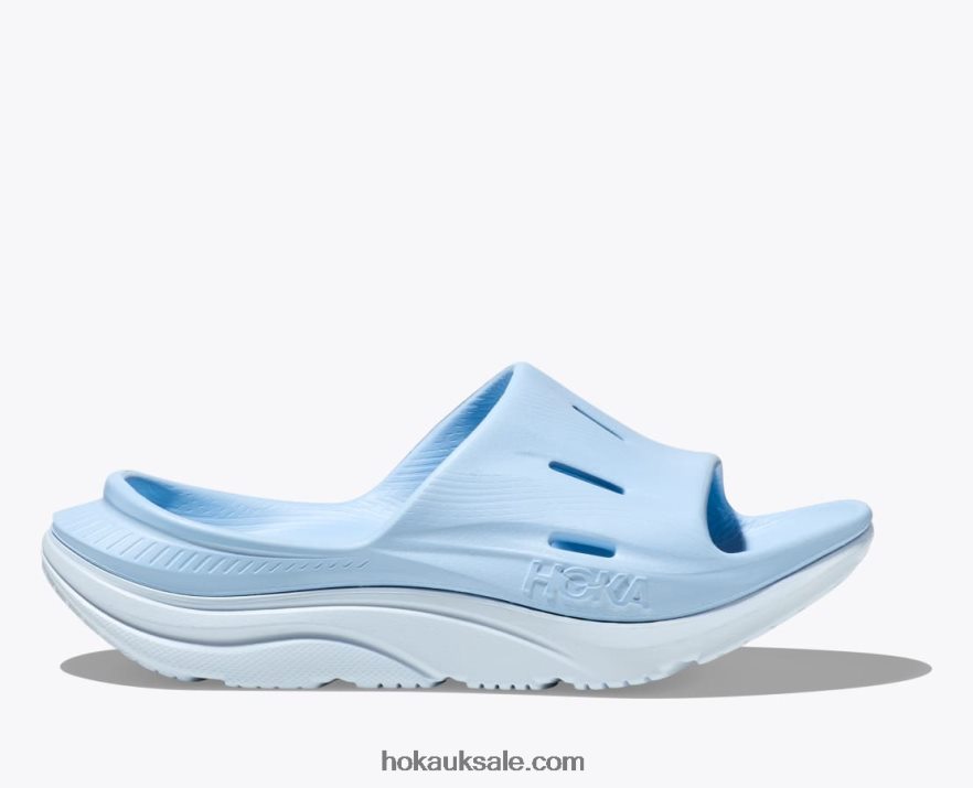 XHPD4N289 Ora Recovery Slide 3 Women Ice Water/Airy Blue Hoka