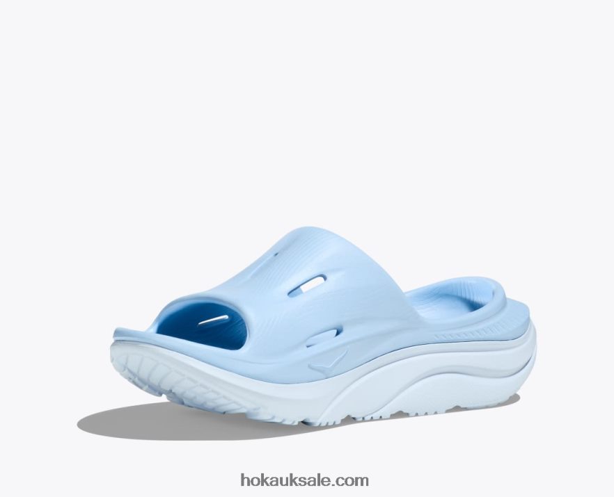 XHPD4N289 Ora Recovery Slide 3 Women Ice Water/Airy Blue Hoka