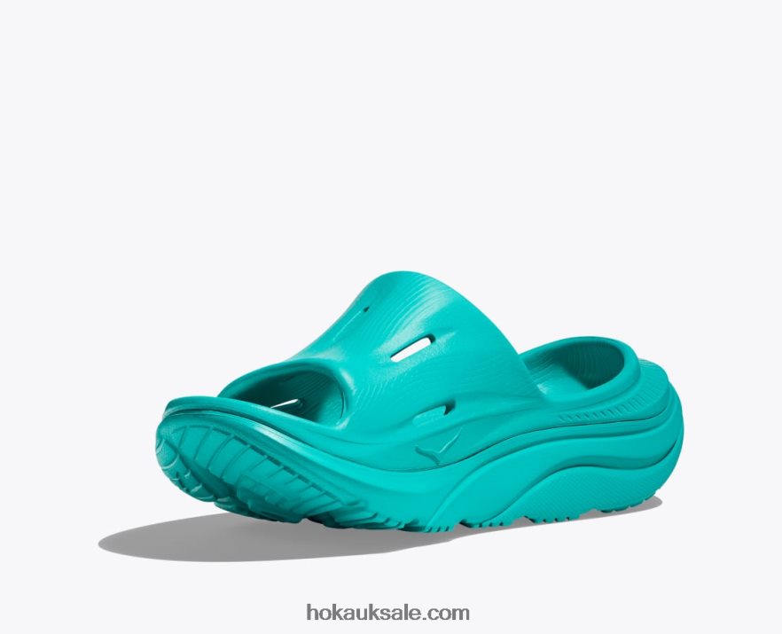 XHPD4N294 Ora Recovery Slide 3 Women Mist Green/Trellis Hoka