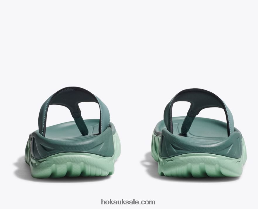 XHPD4N300 ORA Recovery Flip Women Trellis/Mist Green Hoka