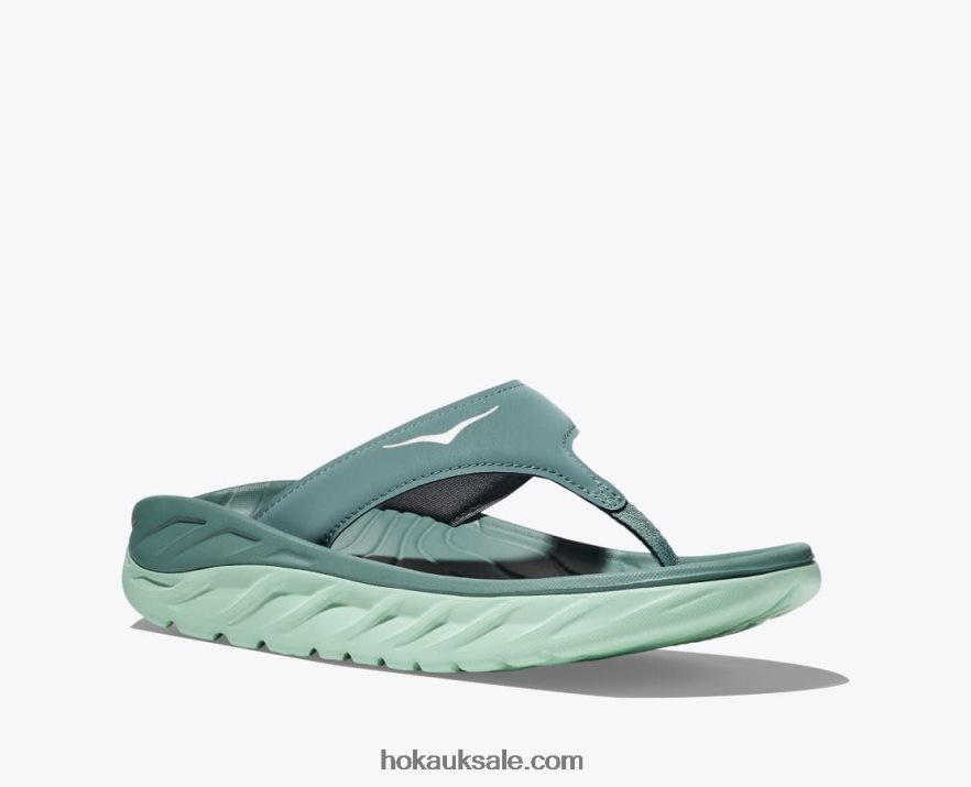 XHPD4N300 ORA Recovery Flip Women Trellis/Mist Green Hoka
