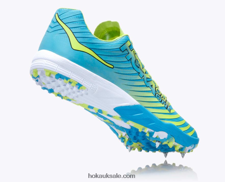 XHPD4N312 EVO XC Spike Women Cyan/Citrus Hoka