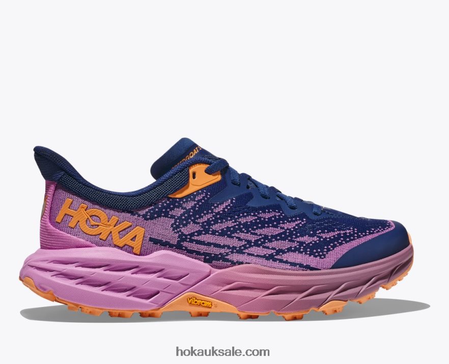 XHPD4N101 Speedgoat 5 Women Bellwether Blue/Cyclamen Hoka