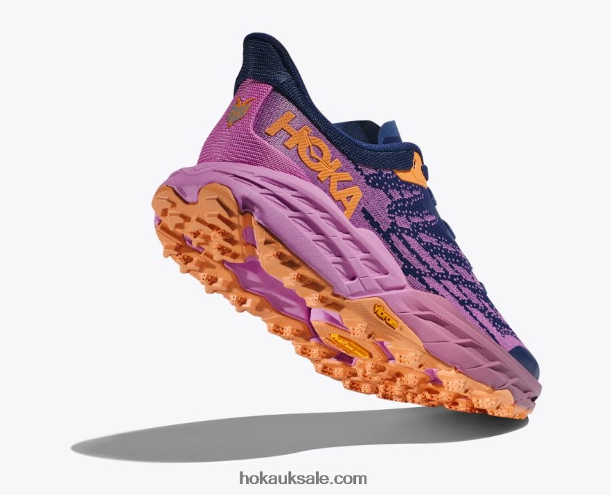 XHPD4N101 Speedgoat 5 Women Bellwether Blue/Cyclamen Hoka