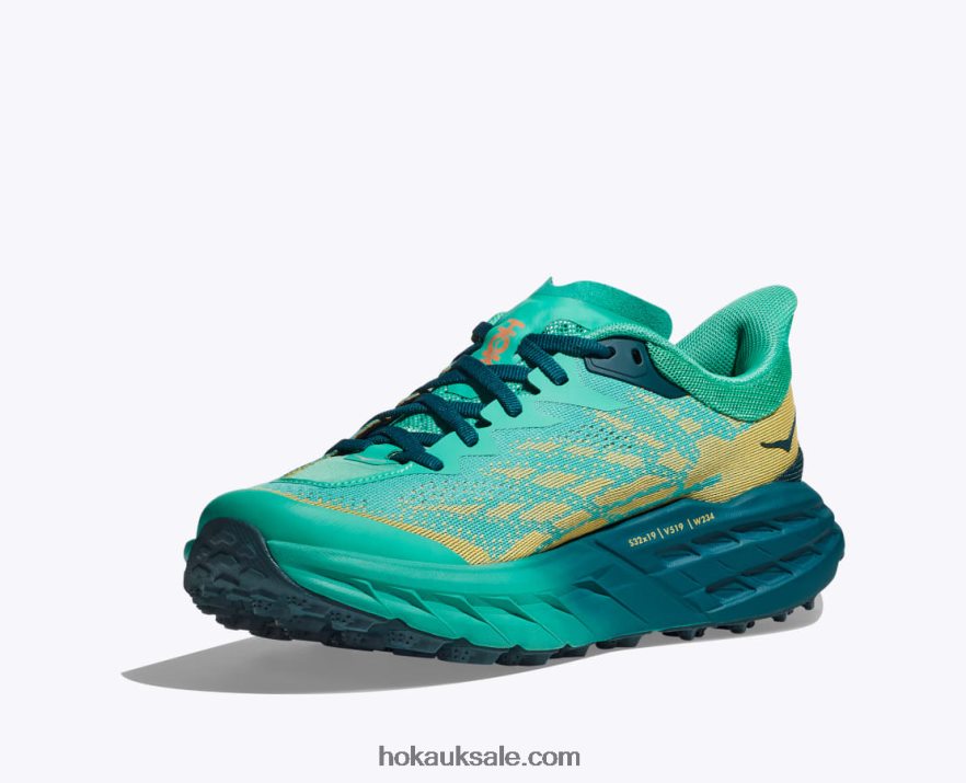 XHPD4N103 Speedgoat 5 Women Deep Teal/Water Garden Hoka
