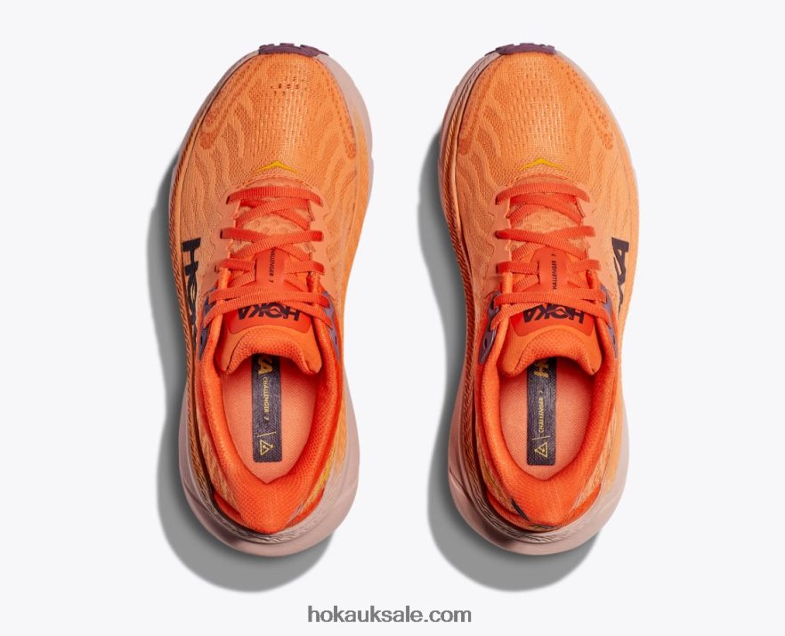 XHPD4N108 Challenger 7 Women Mock Orange/Vibrant Orange Hoka