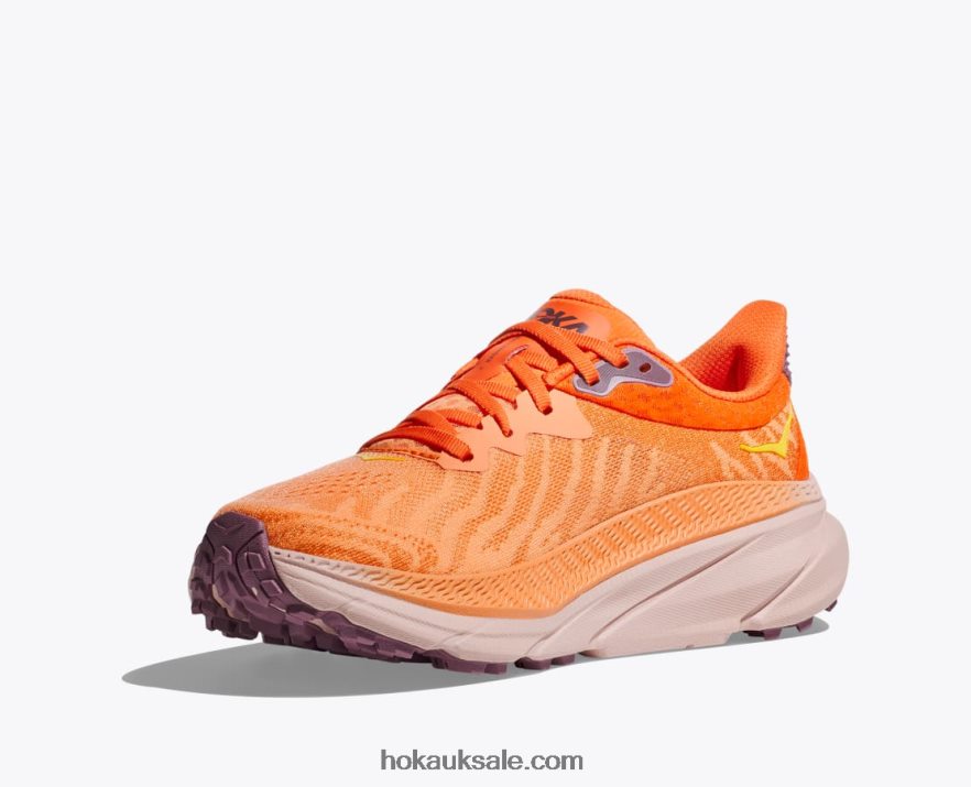 XHPD4N108 Challenger 7 Women Mock Orange/Vibrant Orange Hoka