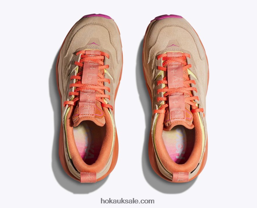 XHPD4N112 Kaha Low GTX Women Shifting Sand/Sun Baked Hoka