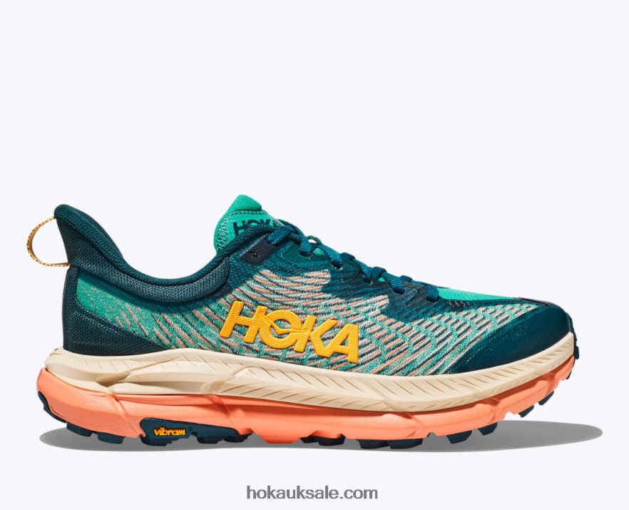 XHPD4N113 Mafate Speed 4 Women Deep Teal/Water Garden Hoka