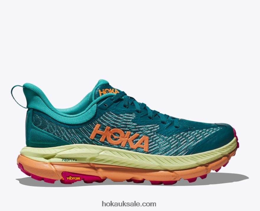 XHPD4N115 Mafate Speed 4 Women Deep Teal/Water Garden Hoka