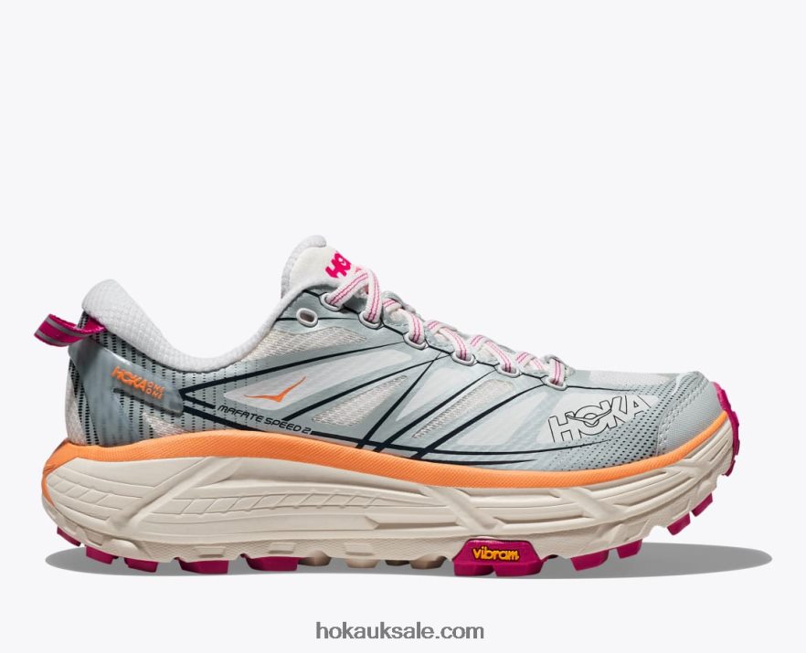 XHPD4N116 Mafate Speed 2 Women White/Ice Flow Hoka
