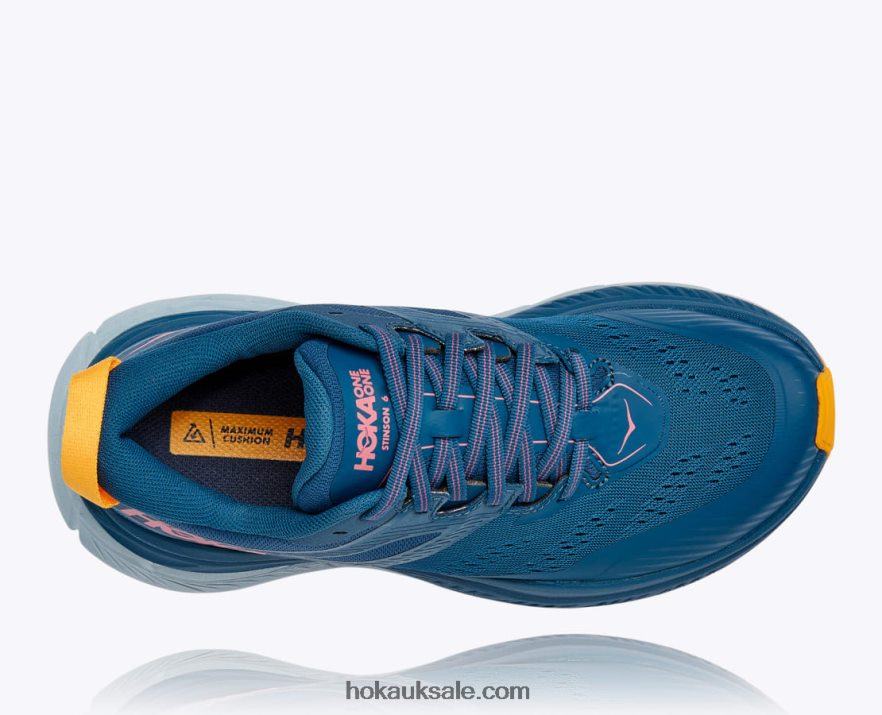 XHPD4N120 Stinson 6 Women Moroccan Blue/Saffron Hoka
