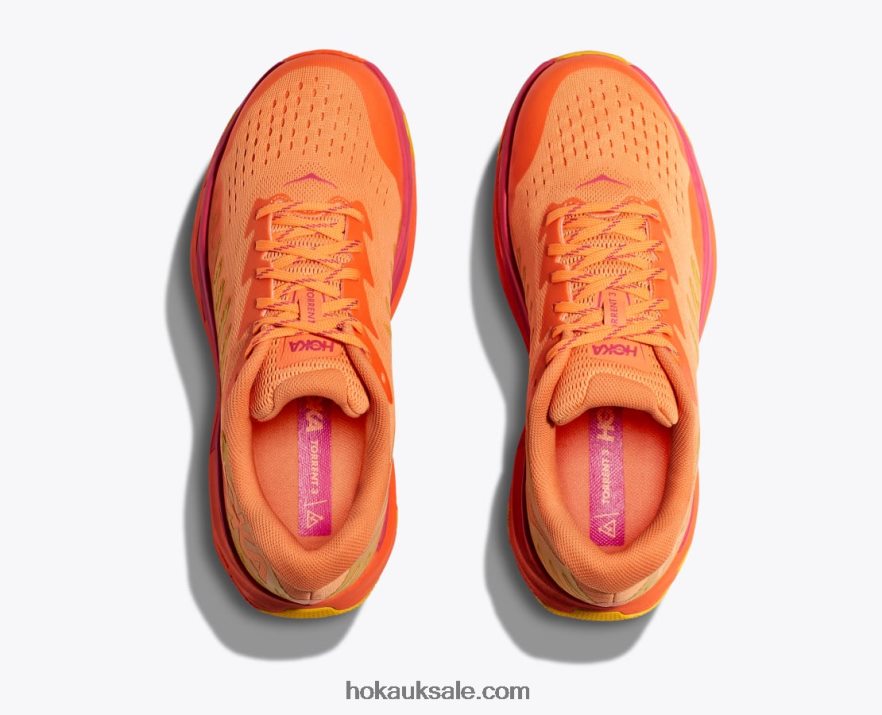 XHPD4N124 Torrent 3 Women Mock Orange/Vibrant Orange Hoka