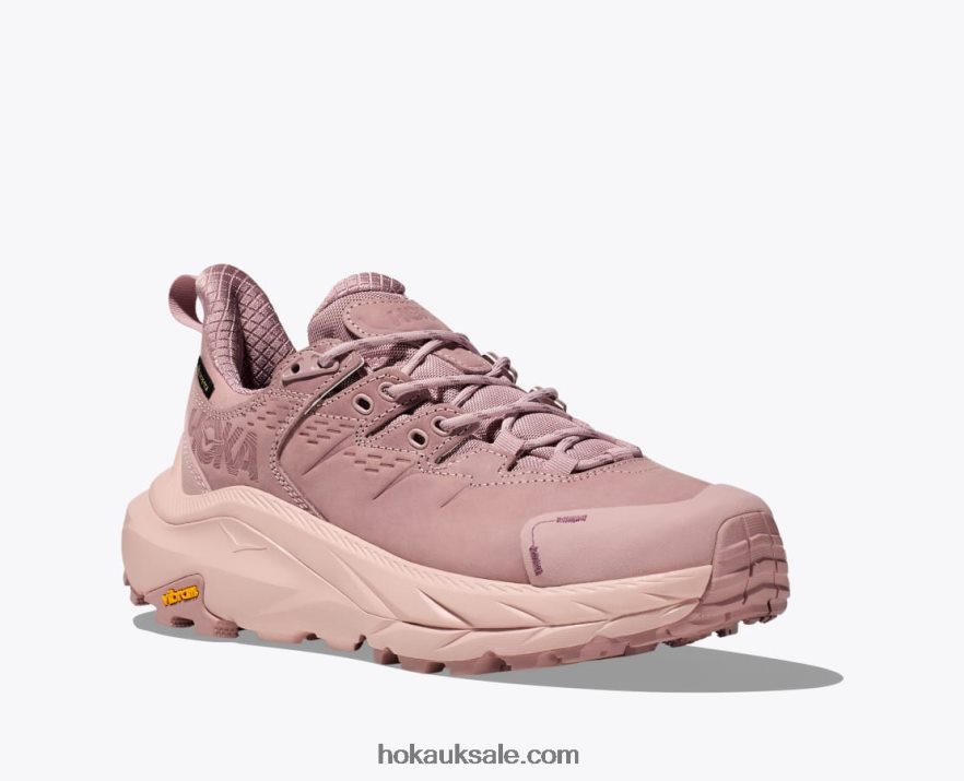 XHPD4N127 Kaha 2 Low GTX Women Pale Mauve/Peach Whip Hoka