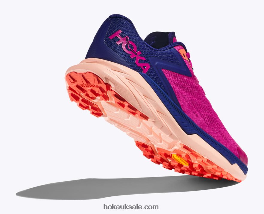 XHPD4N135 Zinal Women Festival Fuchsia/Bellwether Blue Hoka