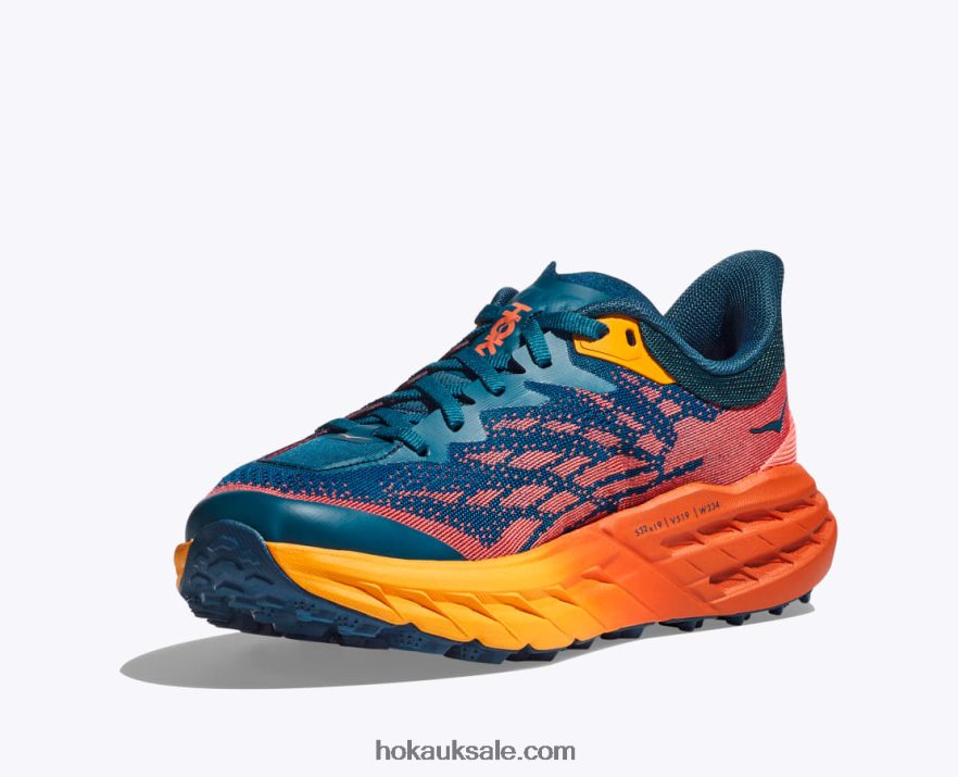 XHPD4N237 Speedgoat 5 Women Blue Coral/Camellia Hoka
