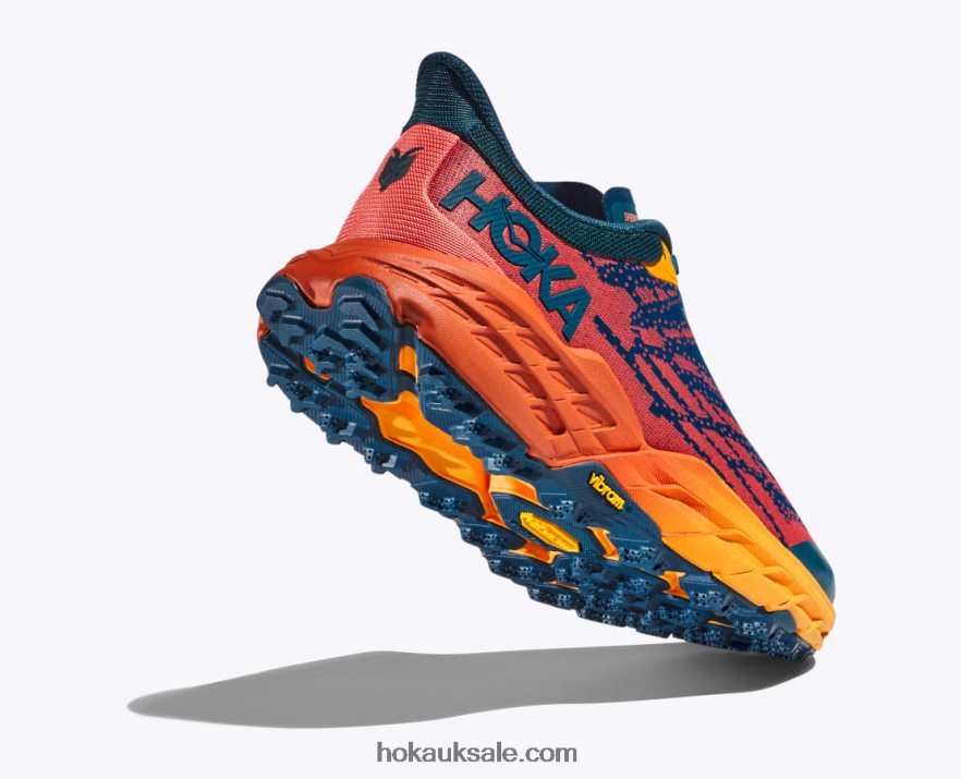 XHPD4N237 Speedgoat 5 Women Blue Coral/Camellia Hoka