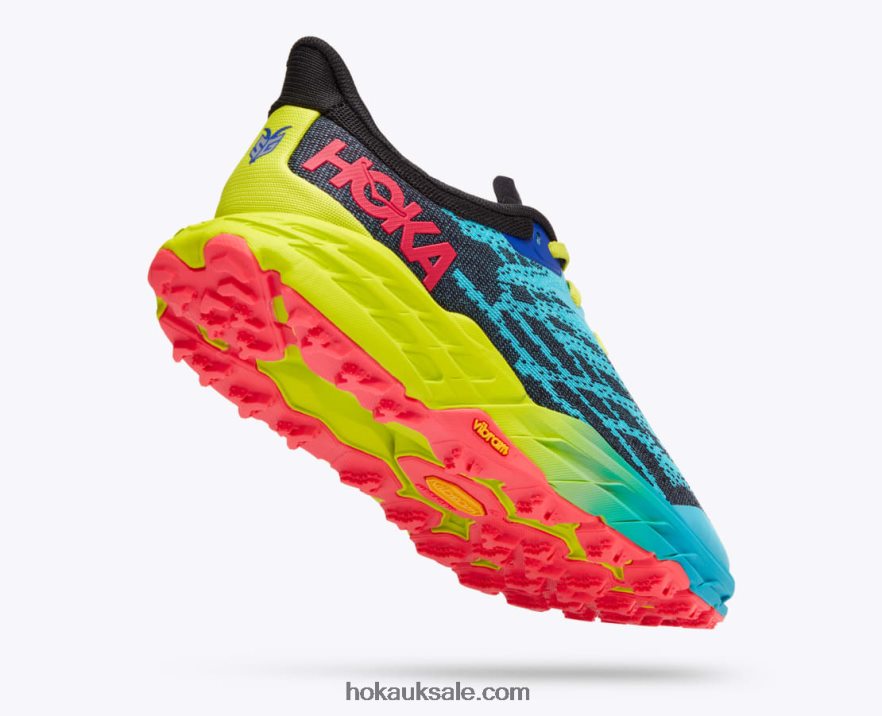 XHPD4N241 Speedgoat 5 Women Scuba Blue/Black Hoka