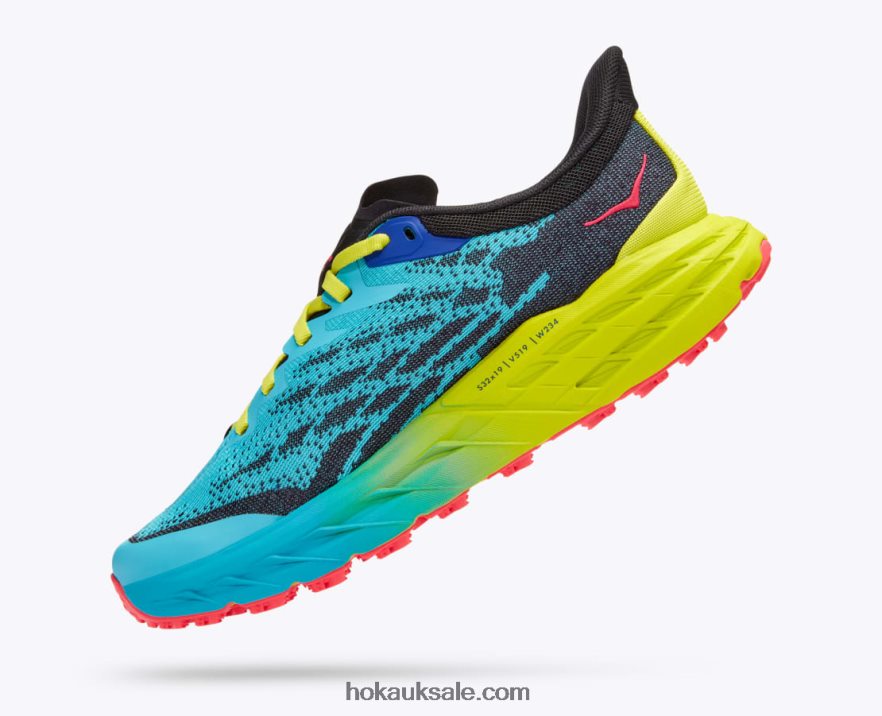 XHPD4N241 Speedgoat 5 Women Scuba Blue/Black Hoka