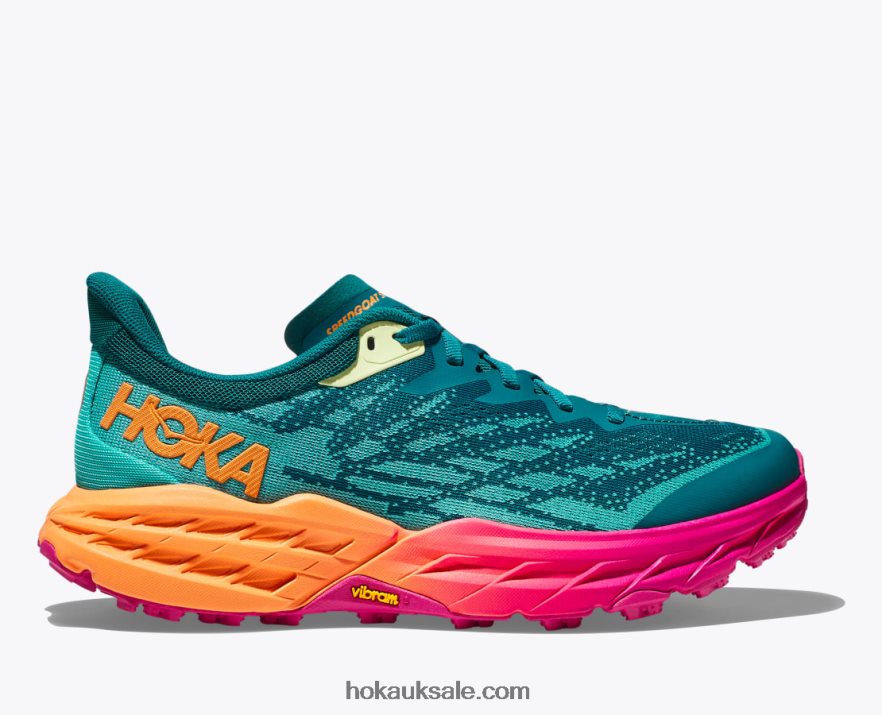 XHPD4N242 Speedgoat 5 Women Blue Coral/Camellia Hoka