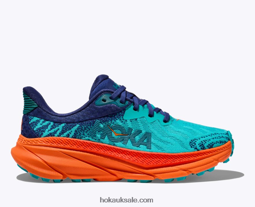 XHPD4N255 Challenger 7 Women Ceramic/Vibrant Orange Hoka