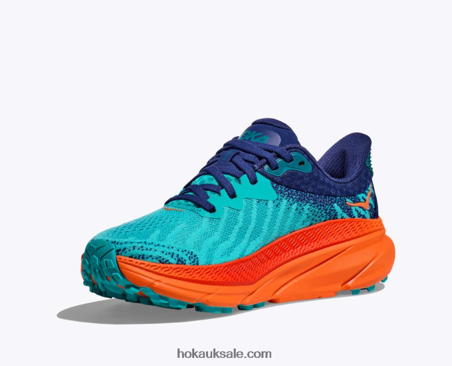 XHPD4N255 Challenger 7 Women Ceramic/Vibrant Orange Hoka